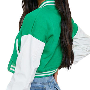 Chaqueta Universitaria para Mujer, Chaqueta Universitaria Corta de la Mejor Calidad con Mangas Regulares, Nuevo Diseño Transpirable para Adultos - Product Image 4