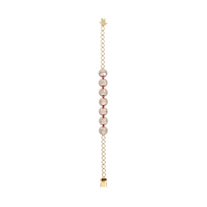 Pulsera de Diamantes Sacred Polki, Lujosa Pulsera de Diamantes Sin Tallar Hecha a Mano con un Legado Atemporal para Bodas y Fiestas - Product Image 3