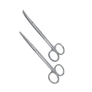 Tijera Manual para Estrabismo, Instrumento Quirúrgico Recto/Curvo, Mango de Anillo de Acero Inoxidable de 4-4,5 Pulgadas (10-11,5 Cm) - Product Image 6