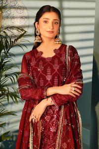 Ropa de fiesta shalwar kameez para mujer, ropa de fiesta de diseñador, trajes de gasa para mujer, ropa de fiesta bordada, gasa transpirable - Product Image 5