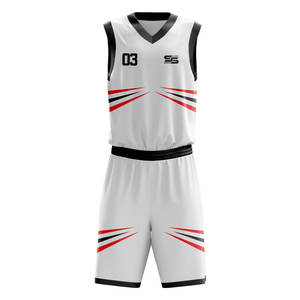 Conjunto de uniforme de baloncesto bordado Reversible con diseño de sublimación personalizado, el mejor uniforme de camiseta de baloncesto para hombres al por mayor - Product Image 2