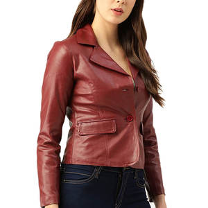 2025 nueva ropa de moda chaquetas de cuero para mujeres al por mayor chaquetas de cuero de invierno personalizadas para mujeres a la venta - Product Image 3