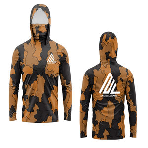 Camisa de Pesca Personalizada de Alto Rendimiento, Transpirable, con Capucha, Protección UV, Diseño de Camuflaje - Product Image 6