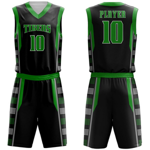 Kit de baloncesto de diseño personalizado impreso/Uniforme deportivo de pelota de baloncesto/Uniforme de baloncesto de equipo de sublimación - Product Image 1