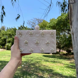 จาก Confrom คลัทช์เรซินคุณภาพมาตรฐานที่มีเอกลักษณ์กระเป๋าเงินของนักออกแบบที่มีเอกลักษณ์หรูหรา - Product Image 2