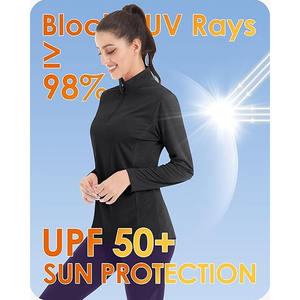 1/4 Quarter <b>Zip</b> Pullover Shirt, Custom <b>Women</b> <b>Half</b> <b>Zip</b> <b>Sweatshirt</b> Set Quarter Zipper Design - Product Image 6