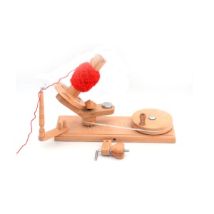 Enrollador de bolas de hilo de madera para ganchillo y tejer, duradero, de gran capacidad, resistente, enrollador de hilo de madera múltiple para madejas grandes - Product Image 2