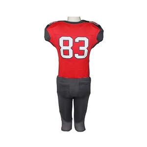 Conjuntos de Uniformes Deportivos de Fútbol Americano Personalizados para Hombre, Transpirables, de Manga Corta, Cómodos, Sublimados - Product Image 4