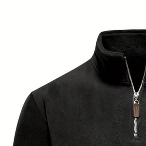 Sudadera de Hombre Nueva Tendencia, 100% Algodón, Media Cremallera, Cuello Camisero, Transpirable, Precio de Mayoreo, Sudadera de Moda en Venta - Product Image 5