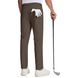 Pantalones de golf para hombre OEM con opciones de personalización pantalones elásticos ajustados para uso promocional UNIFORMES DE EQUIPO y uso diario - Product Image 2