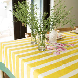 Tovaglia Stampata in Cotone 100% con Motivo Mughetto di Mode Living, 70x108 Pollici - Design Floreale Elegante, Lavabile, per Casa, Esterni e Matrimoni - Product Image 2