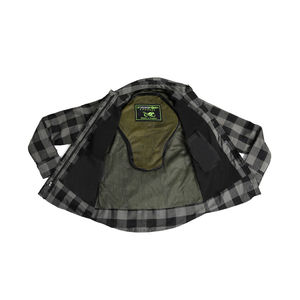 Usine de moto femmes protection rembourrée moto équitation douce flanelle chemise à manches longues course chemises en flanelle pour femmes - Product Image 6