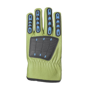 Gants de travail de sécurité en cuir de mouton de vachette de construction industrielle à usage intensif personnalisés en TPR à vendre - Product Image 2