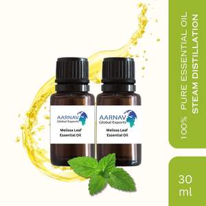 Aceite esencial de hoja de Melissa 100% natural puro para el cuidado del cuerpo fabricado y suministrado a granel por el fabricante superior - Product Image 1