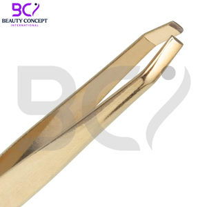 Pince à épiler pour sourcils Plasma Gold pour des sourcils parfaitement dessinés en couleur dorée, produit de qualité supérieure, pince à épiler de beauté - Product Image 5