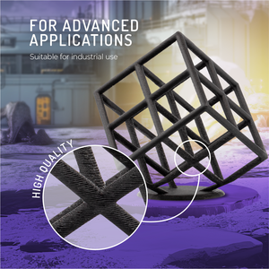 Filament PETG CF en fibre de carbone WINKLE 1,75 mm Noir 1 kg Impression 3D FDM Vente en gros Pièces mécaniques robustes Tolérance 0,05 mm - Product Image 2