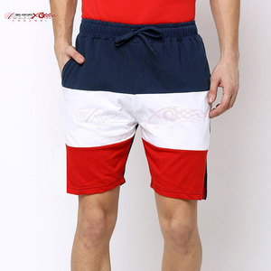 กางเกงขาสั้นลำลองสำหรับผู้ชายมีสไตล์พร้อมแถบด้านข้างและเอวแบบผูกเชือกสำหรับดูทันสมัย - Product Image 1