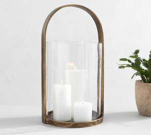 Portavelas de pilar de Metal hecho a mano de estilo real de lujo, cilindro de diseño INS único, soporte de vela de Navidad, decoración del hogar religiosa - Product Image 3