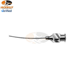 Cannule lacrymale incurvée McIntyre de qualité supérieure, instruments d'irrigation ophtalmique, acier inoxydable, sonde de lavage du conduit lacrymal - Product Image 2