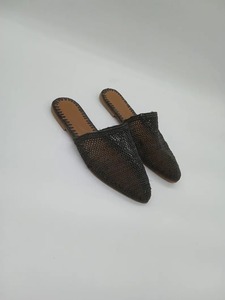 Mocasines de rafia marroquí hechos a mano para mujer, zapatos de boda, regalo artesanal, calzado natural de verano, zapatos de rafia para mujer - Product Image 2