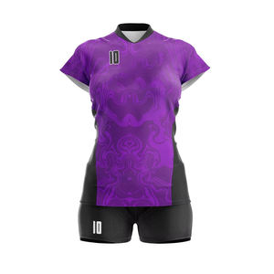 Uniforme de volley-ball pour femmes, maillot dynamique et short de match pour un jeu coopératif - Product Image 2