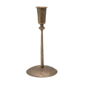 Set 2 Iron <b>Candlestick</b> <b>Holders</b> Antique Brass Finish <b>Gold</b> Tone Eco-Friendly Durable Luxury Unique Birthday Home Wedding Table - Product Image 2