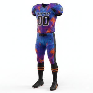 Conjunto de Uniforme de Fútbol Americano Sublimado Personalizado, Camiseta y Pantalones - Product Image 6