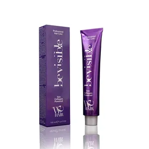 BeVisible Champú Tinte para el Cabello de Salón 30ml Tubo Crema Sachet Coloración Permanente Herbal Sin Amoniaco Muestra Gratis - Product Image 1