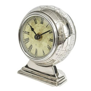 Classical Traditional Table Creative Alarm Table <b>Clock</b> Metal Rounded for Home & Decor - Product Image 1