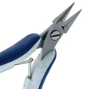 Chain Nose <b>Pliers</b> Jewelry Making Short Precision <b>Pliers</b> Wire Shaping Tool Ergonomic Grip Craft Hand Tool Black Color Stainless - Product Image 6