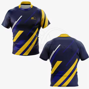 Nouveauté, maillot de rugby pour adultes de haute qualité, design personnalisable, respirant, séchage rapide, 100% polyester, service OEM - Product Image 1