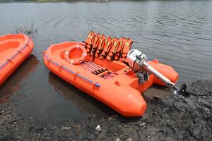 Bateau de sauvetage maritime AQT - 3,5 m Bateau de sauvetage en polyéthylène anti-encastrement Capacité 6 personnes - Product Image 6