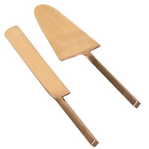 Cuchillo y Espátula para Cortar Pastel de Boda, Juego de Acero Inoxidable de Lujo para Fiestas, Aniversarios y Celebraciones - Product Image 4