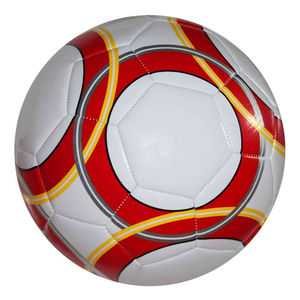 Ballon de football en PVC Matériau en cuir Offre Spéciale Taille personnalisée Service OEM élevé Meilleur ballon de football tendance Prix économique - Product Image 5