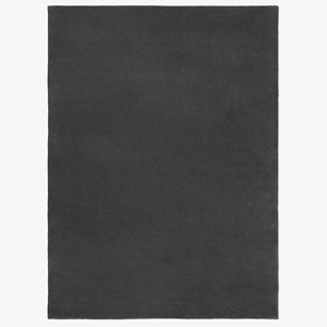 Alfombra de lana hecha a mano contemporánea, Alfombra de telar de mano minimalista sólida gris oscuro, Alfombra de área de tamaño personalizado suave y duradera - Product Image 1