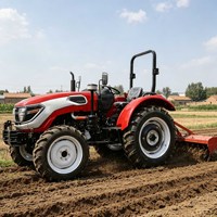 Tracteur agricole à quatre roues motrices de 50 CV avec moteur diesel YTO d'origine, prix abordable