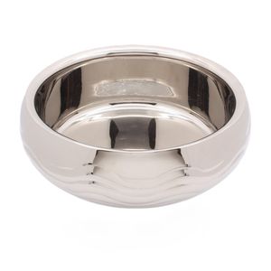 Bol de service en acier inoxydable qui complète les paramètres de la table de ferme rustique tout en offrant une commodité de nettoyage moderne - Product Image 6