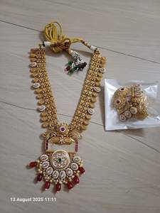 เครื่องประดับทองเหลืองทำด้วยมือเครื่องประดับทองเหลืองวินเทจเครื่องประดับ - Product Image 1