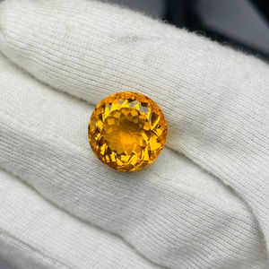 ซิทรินธรรมชาติ ขนาด 15 มม. ทรงกลม เจียระไนคุณภาพ AAA พร้อมประกายเงางามและสีสวยงาม เหมาะสำหรับการขัดและเจียระไน ใช้ได้กับเครื่องประดับทุกชนิด - Product Image 6