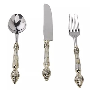 <span class=keywords><strong>Flatware</strong></span> dao muỗng nĩa và spreader trang trí kim loại thiết lập dao kéo cho nhà hàng ngày sử dụng đồ dùng nhà bếp thép không gỉ thiết lập dao kéo - Product Image 5