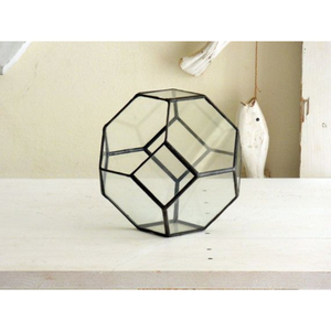 Terrario de Vidrio de Lujo, Maceta Decorativa, Mini Invernadero con Marco de Metal, Decoración de Jardín Interior, Juego de Macetas de Vidrio para Exhibición - Product Image 6