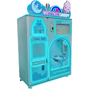 Máquina expendedora inteligente de envasado de dulces de coco, máquina de algodón de azúcar, máquina rosa para hacer dulces - Product Image 6