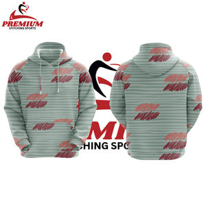 Sudadera con capucha con estampado de sublimación personalizado de estilo de tendencia, Jersey de manga completa, Sudadera con capucha sublimada teñida lisa, precio barato - Product Image 1