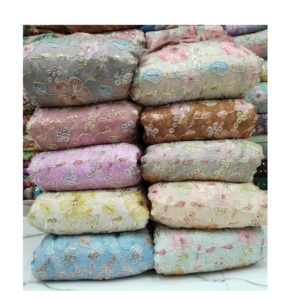 Nouvelle impression mise à jour avec séquence Zari Tebby tissu de soie tissu de soie personnalisé disponible à un prix abordable - Product Image 1