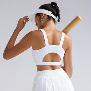 Soutien-gorge de sport à bretelles larges pour femmes, de haute qualité, en gros, personnalisé, à maintien élevé - Product Image 4