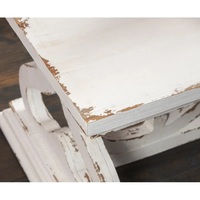 Table basse rectangulaire contemporaine en bois de manguier massif pour le salon, fabriquée en Inde