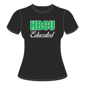 Hbcu เสื้อยืดสีดำเพื่อการศึกษาเสื้อยืดผ้าฝ้าย100ปักด้วยกำมะหยี่เสื้อยืดออกแบบได้ตามต้องการสำหรับสมาคมสมาคมสตรีชาวกรีก - Product Image 2