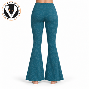 <b>High</b> Quality Bell Bottom <b>Legging</b> Provides Flexible Material Comfortable Construction & <b>Flared</b> Shape For Casual Active & Fashion - Product Image 4