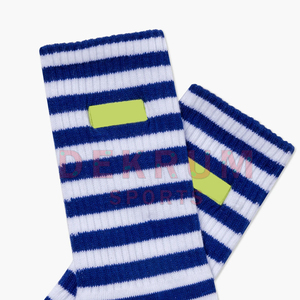 Chaussettes longues douces de luxe pour hommes décontractées Bas tricotés de haute qualité avec logo disponibles en noir rouge-Vêtements confortables 10 paires de quantité minimale de commande - Product Image 5