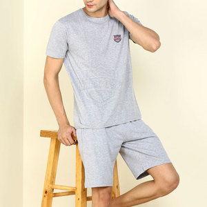 Conjunto de Pantalones Cortos Deportivos de Verano para Hombre, Estilo Urbano, Transpirables, de Secado Rápido, Color Sólido, Talla Grande, 100% Algodón - Product Image 4